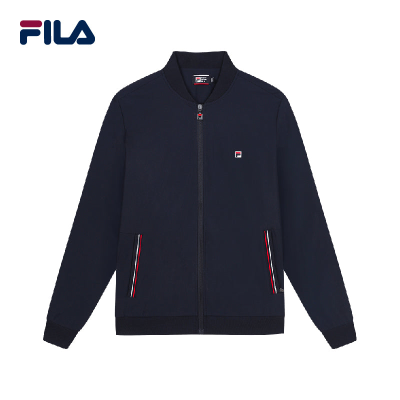 FILA CORE Men's MH2 ROYAL ELITE MODERN HERITAGE Knit Top in Navy