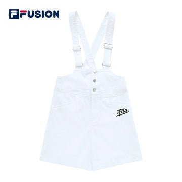 FILA FUSION Women's INLINE Baseball Suspender Pants in White