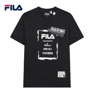 FILA CORE x MAISON MIHARA YASUHIRO Men's Short Sleeve T-shirt in Black
