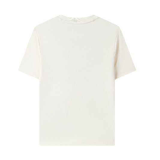 FILA CORE x ETUDES Women's Short Sleeve T-shirt in Milky White
