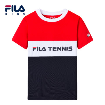 FILA KIDS Boy's PERFORMANCE TENNIS Short Sleeve T-shirt in Orange