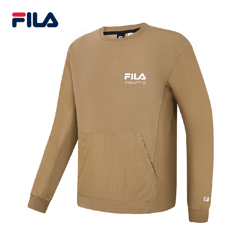 FILA CORE Men's DESERT ROAD-RV CAMPING ATHLETICS EXPLORE Sweater in Beige