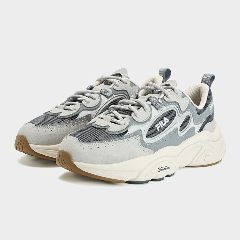 Gray fila shop sneakers