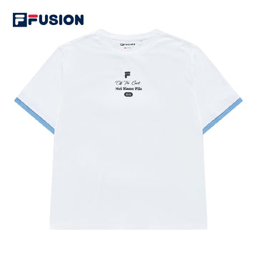 FILA FUSION Men's INLINE CULTURE Short Sleeve T-shirt in White