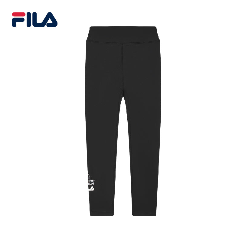 FILA CORE Women's MAGIC STICK WHITE LINE ORIGINALE Knit Leggings in Black