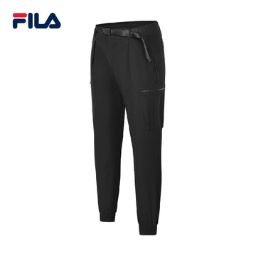 FILA CORE Women's DESERT ROAD-RV CAMPING ATHLETICS EXPLORE Woven Pants in Black