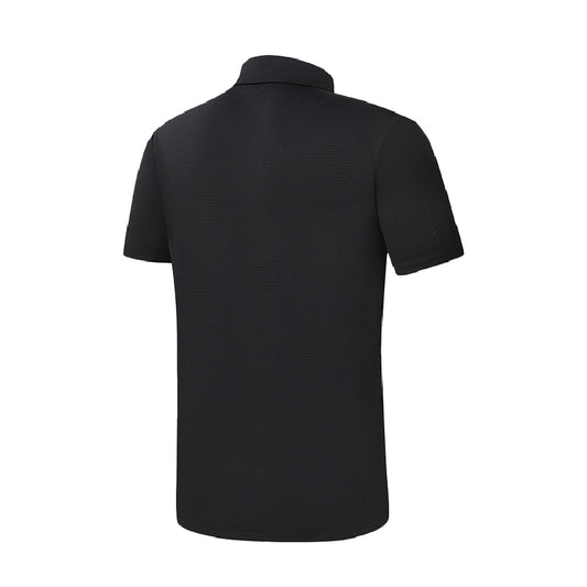 FILA CORE Men's ATHLETICS GOLF Short Sleeve Polo Shirt in Black
