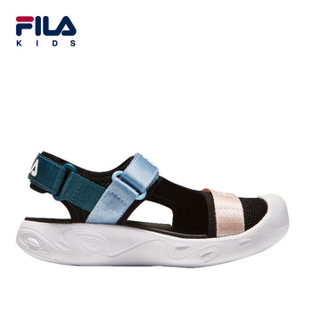 FILA KIDS Girl's HERITAGE Sandals in Black/Pink/Blue