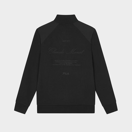 FILA CORE Men's WHITE LINE HERITAGE Knit Top in Black