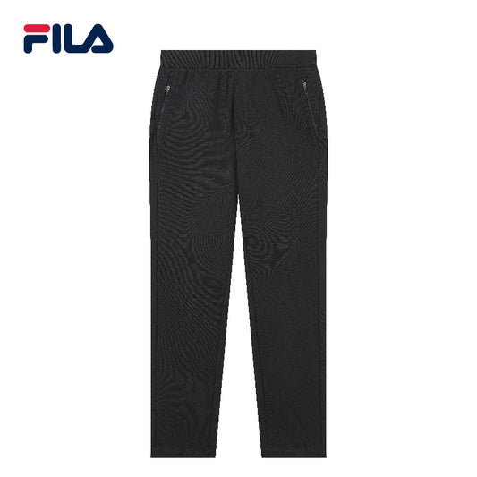 FILA CORE Men's WHITE LINE Knitted Pants in Black