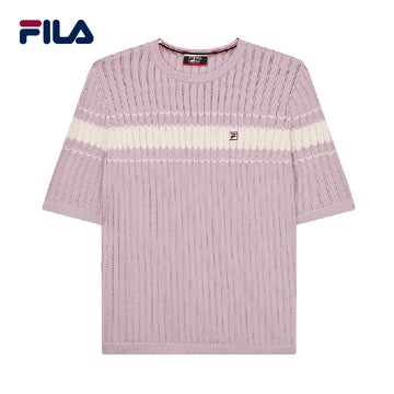 FILA CORE Women's MH2 ROYAL ELITE MODERN HERITAGE Knit Sweater in Purple