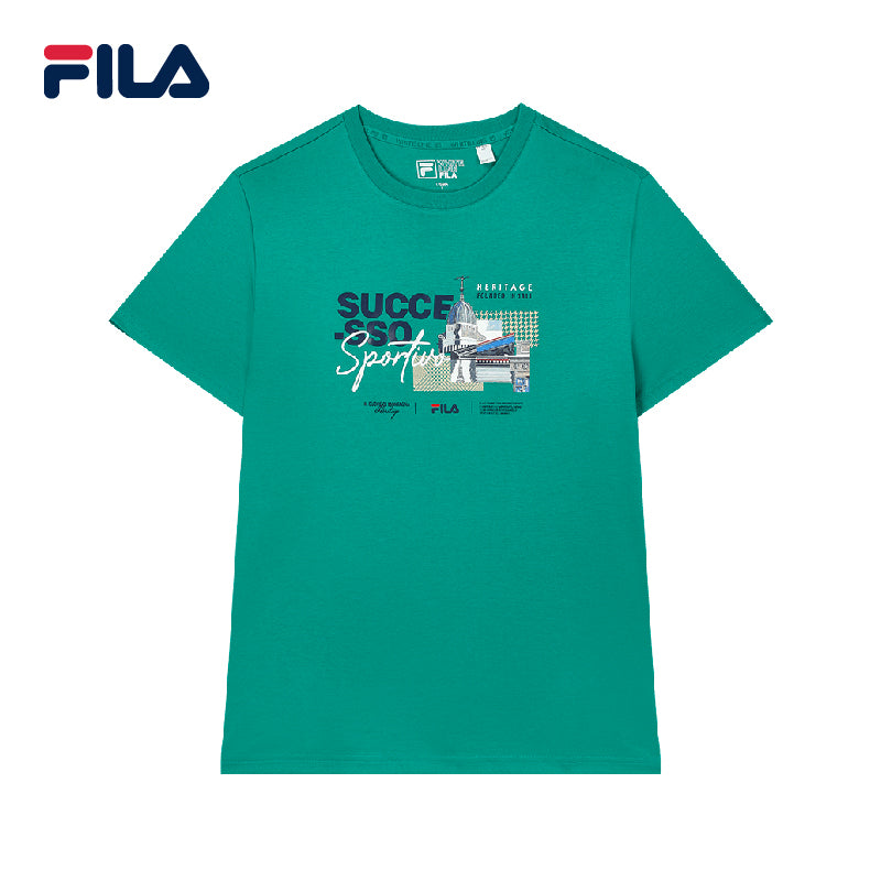 Teal sale fila shirt