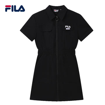 FILA CORE Women's WHITE LINE ORIGINALE Dress in Black