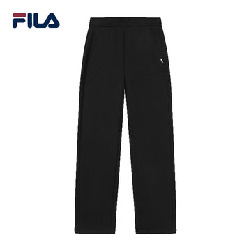 FILA CORE Women's WHITE LINE EMERALD Knit Pants in Black