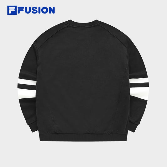 FILA FUSION Men's INLINE UNIFORM Pullover Sweater in Black