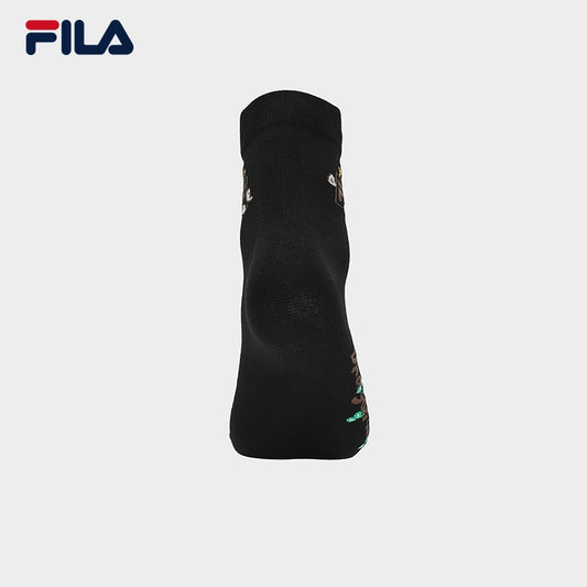 [ CNY Collection ] FILA CORE WHITE LINE ORIGINALE Men's Middle Socks in Black