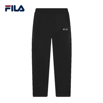 FILA CORE Men's WHITE LINE HERITAGE Knit Pants in Black (Unisex)
