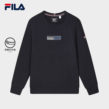 FILA CORE Men's HARMONY ON ICE CROSS OVER MODERN HERITAGE Pullover Sweater in Navy