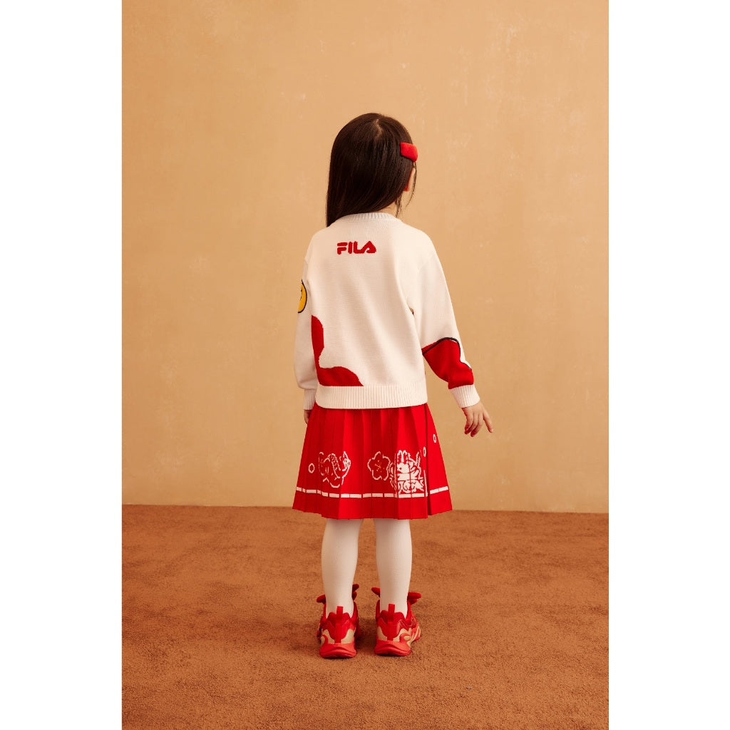 Red clearance fila skirt