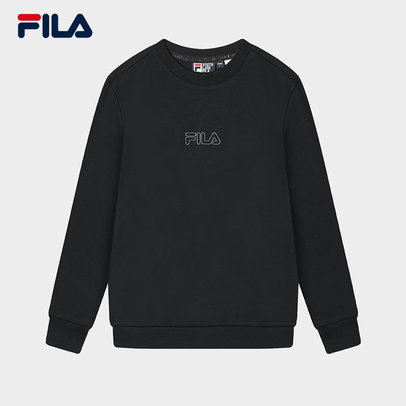 FILA CORE WHITE LINE HERITAGE Men Pullover Sweater in Black