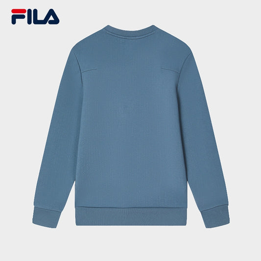 FILA CORE NORDIC POLAR LIGHT & ICEBREAKER CRUISE WHITE LINE BLUE Men Pullover Sweater in Blue