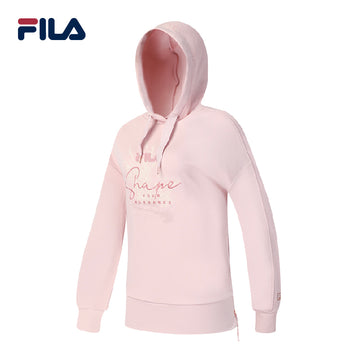 FILA CORE Women's FXT ATHLETICS FITNESS Hooded Sweater in Pink