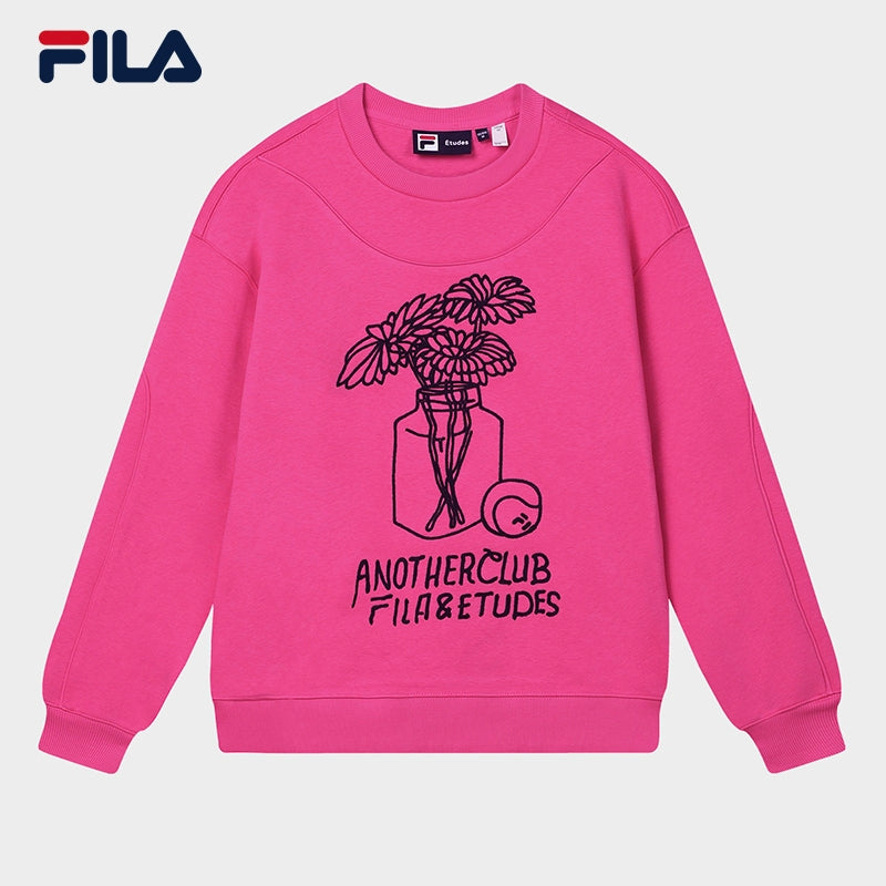 FILA CORE x ETUDES ANOTHER CLUB Women's Sweat in Pink