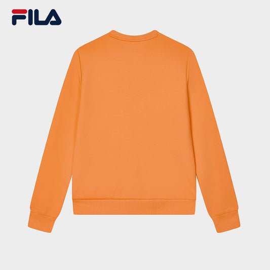FILA CORE WHITE LINE HERITAGE Women Pullover Sweater in Orange