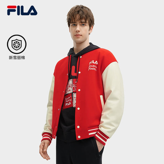 FILA CORE CNY WHITE LINE ORIGINALE Men's Cotton Suit in Red Chinese New Year
