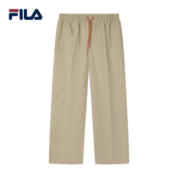 FILA CORE Women's WHITE LINE EMERALD Woven Pants in Light Khaki