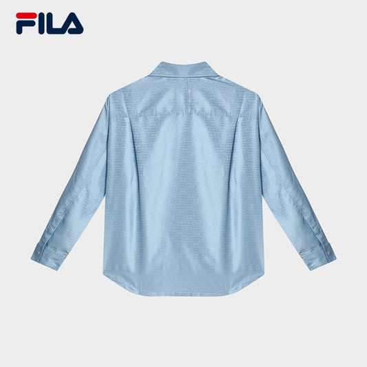 FILA CORE x MILANO Women Long Sleeve Shirt in Blue
