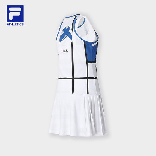 FILA CORE ATHLETICS TENNIS Women Dress in White