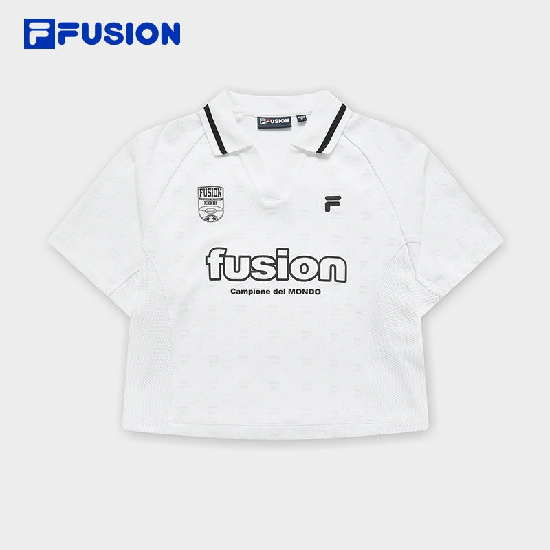 FILA FUSION INLINE UNIFORM Women Short Sleeve Polo in White