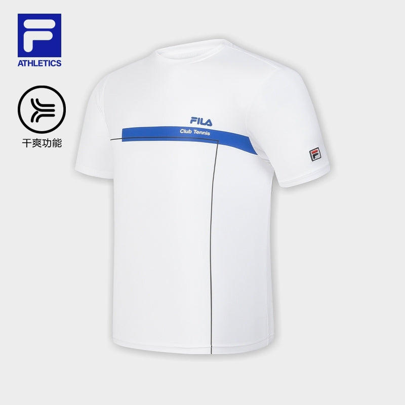 FILA CORE ATHLETICS TENNIS Men Short Sleeve T-shirt in White