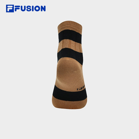 FILA FUSION Unisex Crew Socks (Brown)