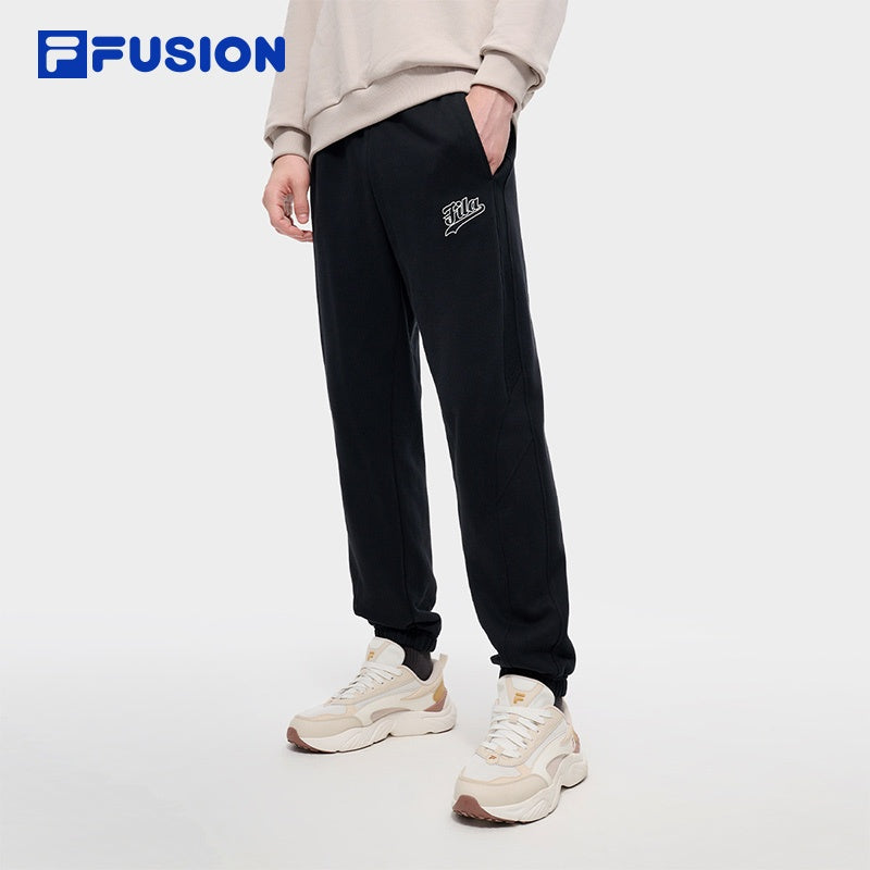 FILA FUSION INLINE CATEGORY CLUB Men Knit Pants (Black)