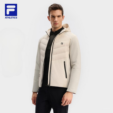 FILA CORE ATHLETICS FITNESS MEN Men Down Jacket (Beige)