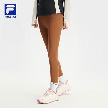 FILA CORE ATHLETICS FILA-FIT WOMEN Women Knitted Leggings (Brown)